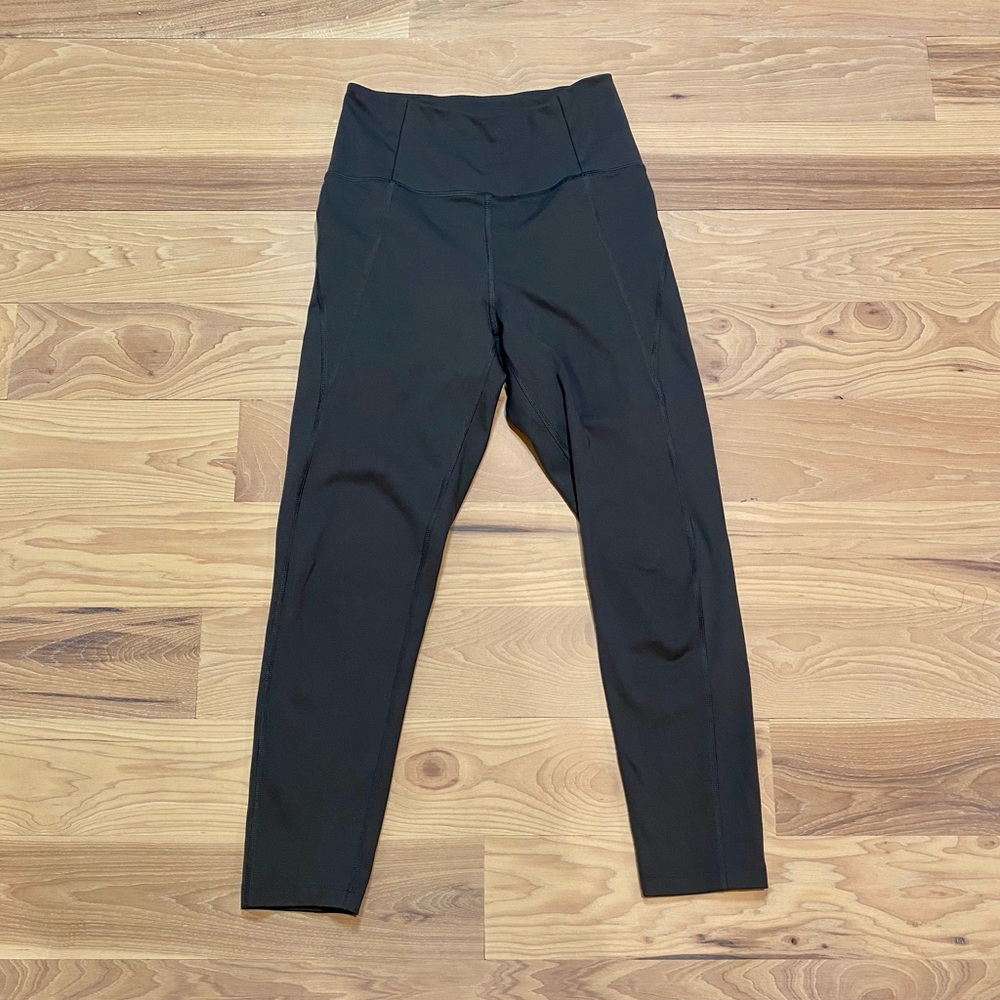 Girlfriend Collective high-rise compressive leggings Smoke